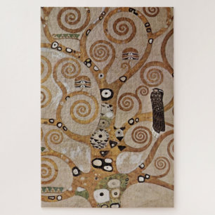 Gustav Klimt's Painting "The Tree of Life"  (1909) Jigsaw Puzzle
