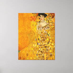 Gustav Klimt's Portrait of Adele Bloch-Bauer I Canvas Print