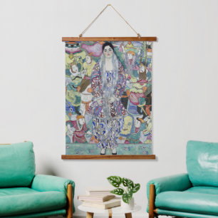 Gustav Klimt's Portrait of Friederike Maria Hanging Tapestry
