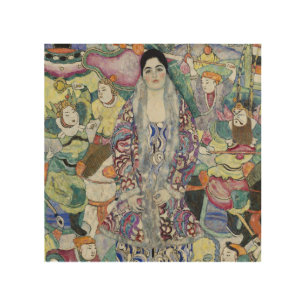 Gustav Klimt's Portrait of Friederike Maria Wood Wall Art