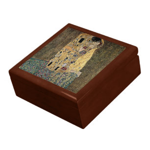 Gustav Klimt's The Kiss (circa 1908) Jewelry Box
