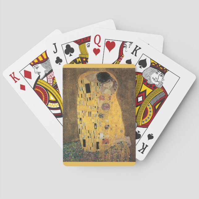 Gustav Klimt's The Kiss Deck of Cards (Back)