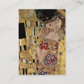 Gustav Klimt's The Kiss Detail (circa 1908) Business Card (Back)