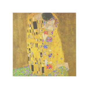 Gustav Klimt's The Kiss famous painting. Gallery Wrap
