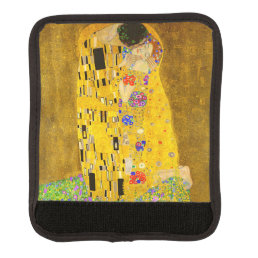 Gustav Klimt&#39;s The Kiss famous painting. Luggage Handle Wrap