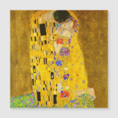 Gustav Klimt's The Kiss famous painting magnet (Front)