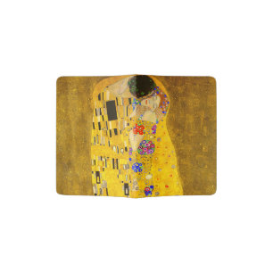 Gustav Klimt's The Kiss famous painting Passport Holder