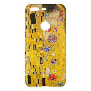 Gustav Klimt's The Kiss famous painting.   Uncommon Google Pixel Case