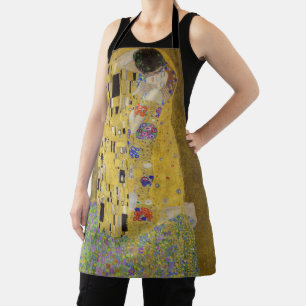 Gustav Klimt's The Kiss Painting Art Apron