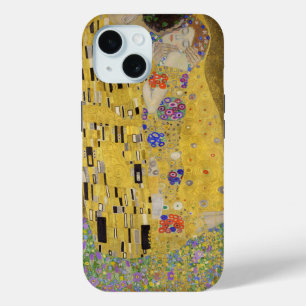 Gustav Klimt's The Kiss Painting Art iPhone 15 Case