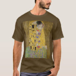 Gustav Klimt's The Kiss Painting Art  T-Shirt<br><div class="desc">Gustav Klimt's The Kiss (1907–1908) famous painting</div>
