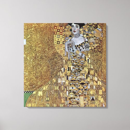 Gustav Klimts The Lady in Gold Adele Bloch_Bauer Canvas Print