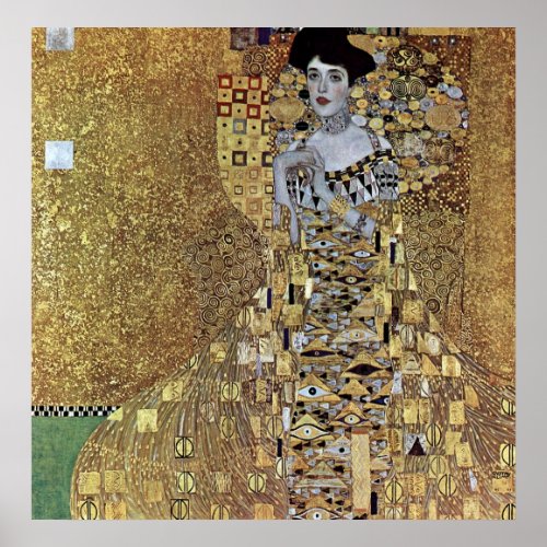 Gustav Klimts The Lady in Gold Adele Bloch_Bauer Poster