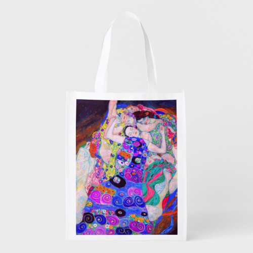 Gustav Klimts The Virgin 1913 famous painting Grocery Bag