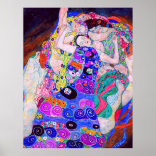 Gustav Klimt's The Virgin (1913) famous painting. Poster