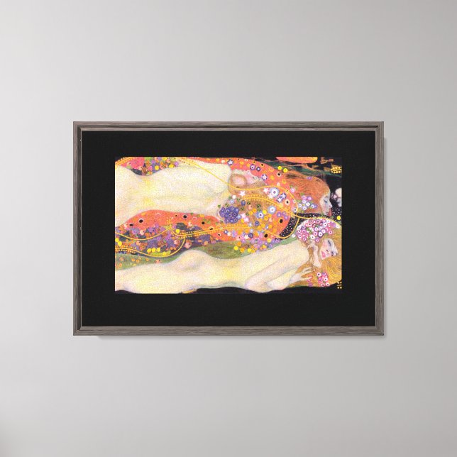 Gustav Klimt's Water Serpents II (1907) Canvas Pri (Front)