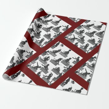Gustav Mahler Classical Composer Conductor Wrapping Paper by LiteraryLasts at Zazzle