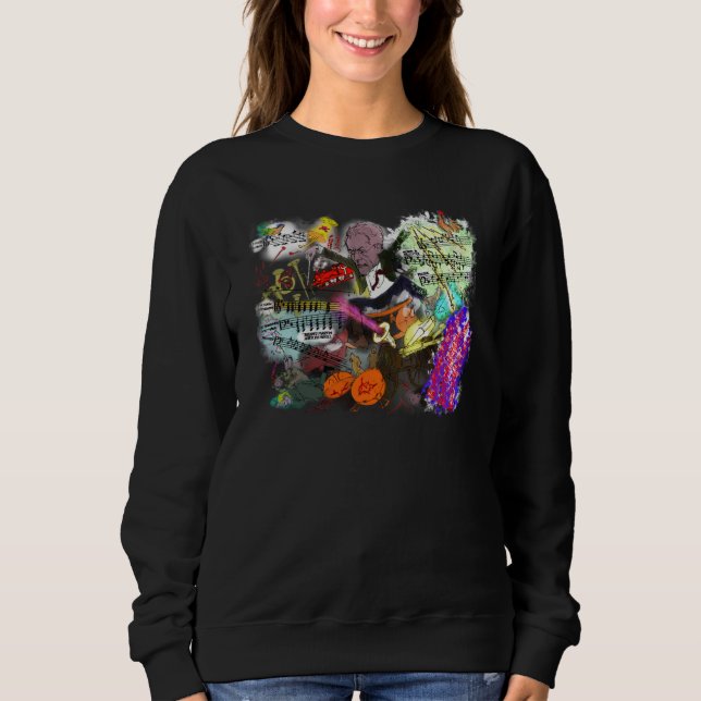 Gustav Mahler Conducts Caricature Sweatshirt (Front)