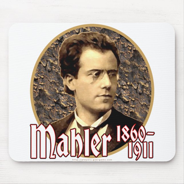 Gustav Mahler Mouse Pad (Front)