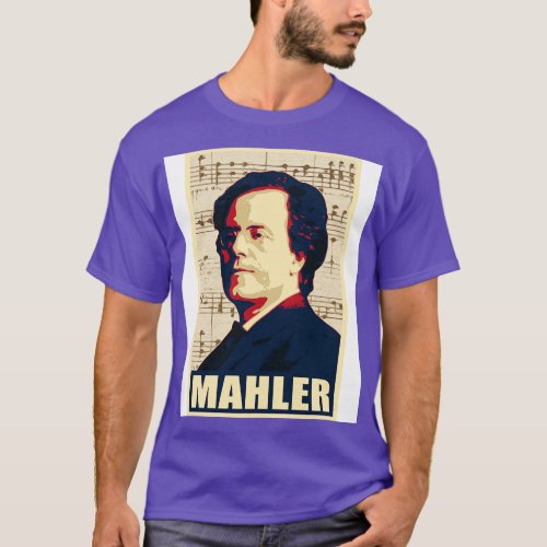 Gustav Mahler musical notes 1 T_Shirt