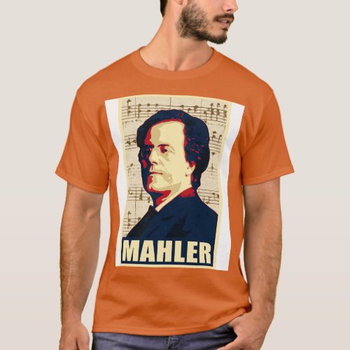 Gustav Mahler musical notes 1 T_Shirt