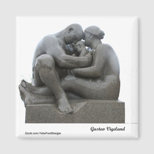 Gustav Vigeland Sculpture _ Oslo Norway _ magnet