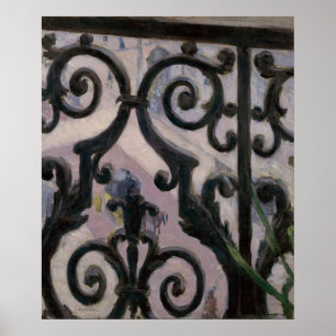 Gustave Cailebotte View from a Balcony Poster