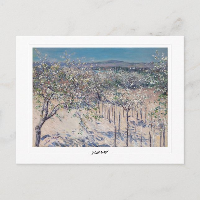 Gustave Caillebotte #402 - Fine Art Postcard (Front)