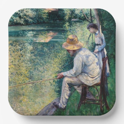 Gustave Caillebotte _ Angling Paper Plates