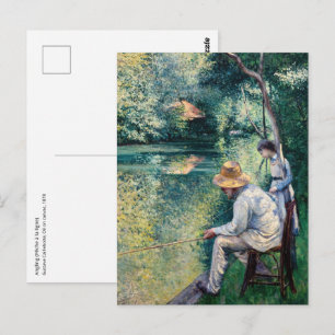 Gustave Caillebotte - Angling Postcard