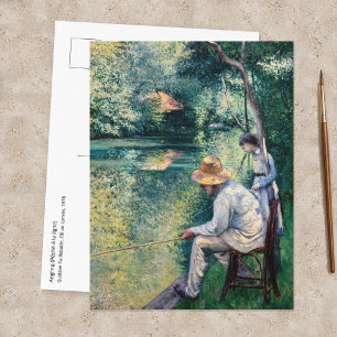 Gustave Caillebotte - Angling Postcard