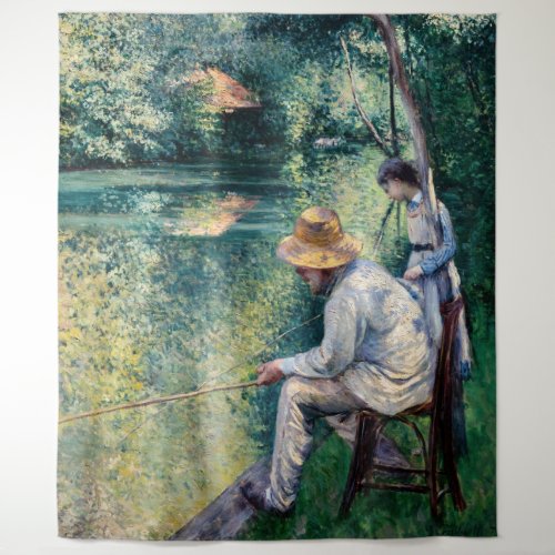 Gustave Caillebotte _ Angling Tapestry