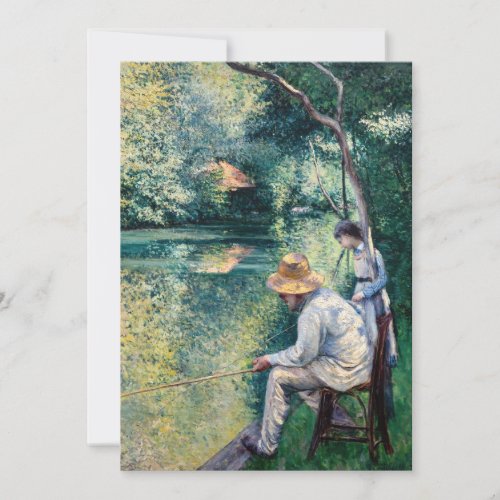 Gustave Caillebotte _ Angling Thank You Card