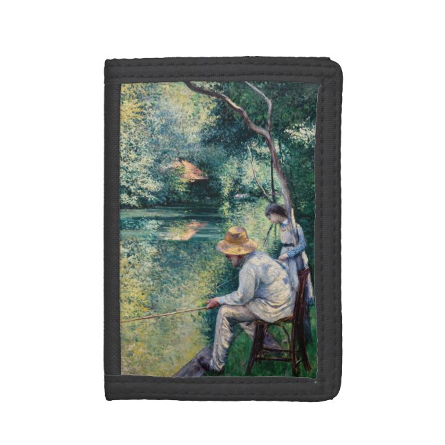 Gustave Caillebotte - Angling Trifold Wallet (Front Vertical)