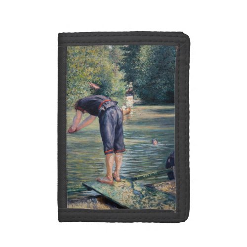 Gustave Caillebotte _ Bathers Bank of the Yerres Trifold Wallet