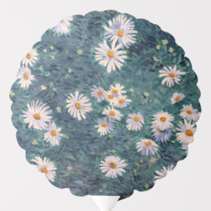 Gustave Caillebotte - Bed of Daisies, Detail Balloon