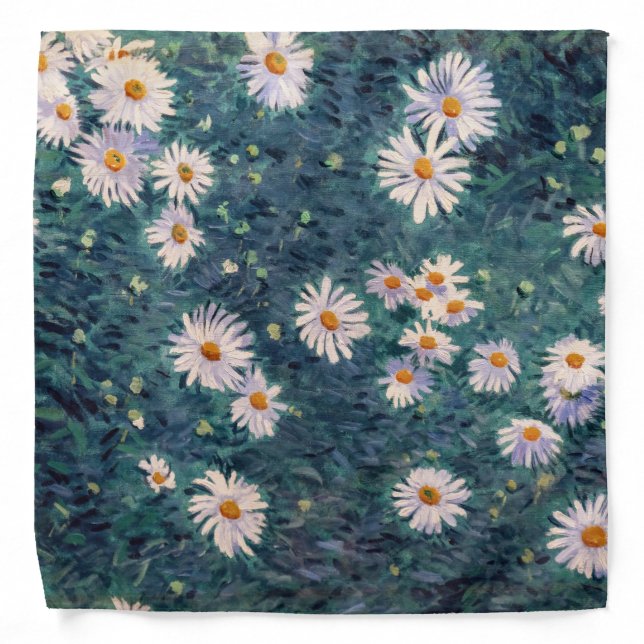 Gustave Caillebotte - Bed of Daisies, Detail Bandana (Front)