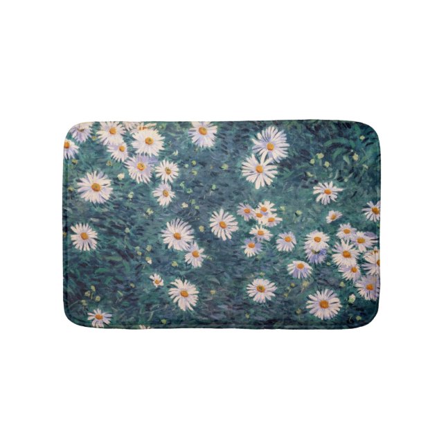 Gustave Caillebotte - Bed of Daisies, Detail Bath Mat (Front)