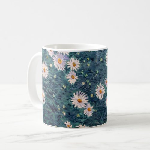 Gustave Caillebotte _ Bed of Daisies Detail Coffee Mug