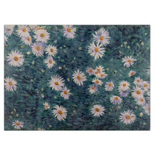 Gustave Caillebotte _ Bed of Daisies Detail Cutting Board