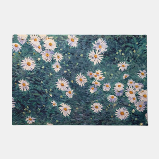 Gustave Caillebotte - Bed of Daisies, Detail Doormat (Front)