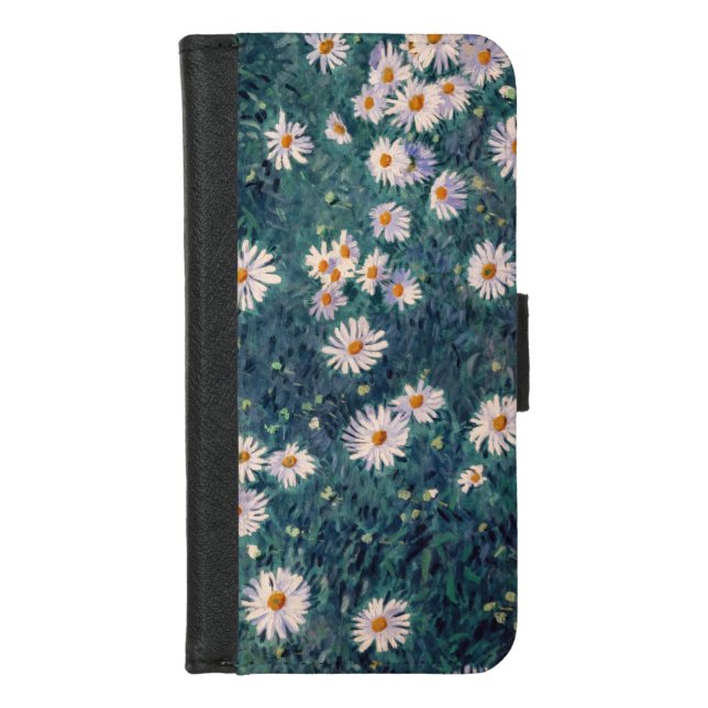 Gustave Caillebotte - Bed of Daisies, Detail iPhone Wallet Case (Front)