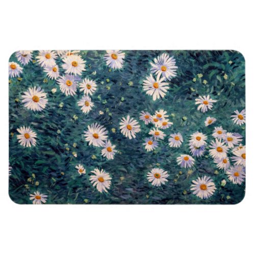 Gustave Caillebotte _ Bed of Daisies Detail Magnet