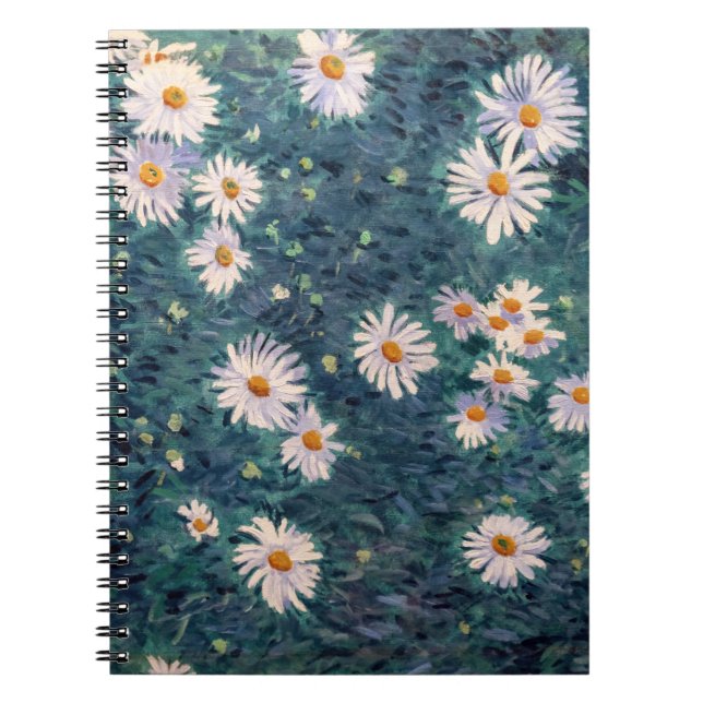Gustave Caillebotte - Bed of Daisies, Detail Notebook (Front)