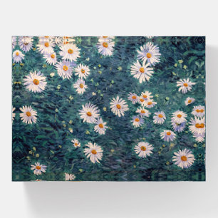Gustave Caillebotte - Bed of Daisies, Detail Paperweight