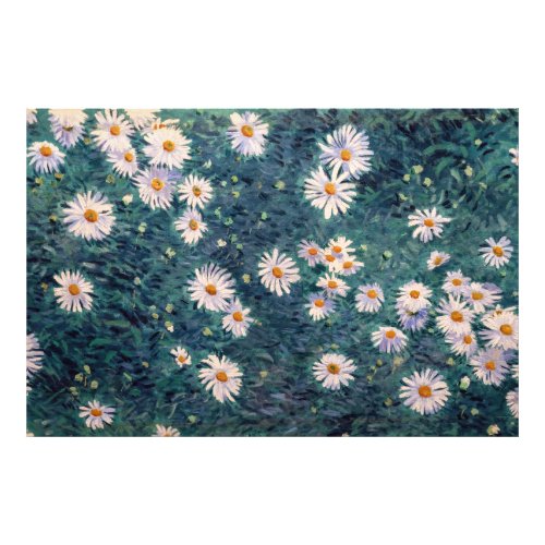 Gustave Caillebotte _ Bed of Daisies Detail Photo Print