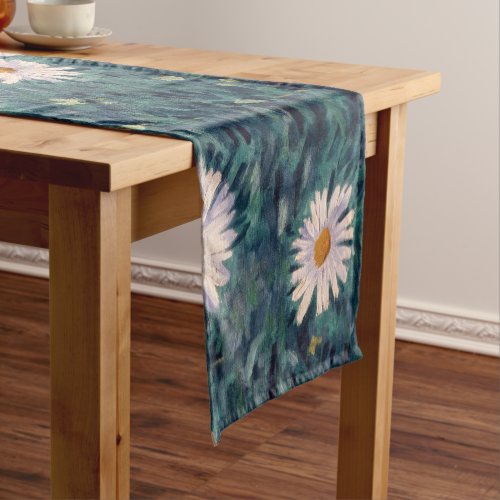 Gustave Caillebotte _ Bed of Daisies Detail Short Table Runner