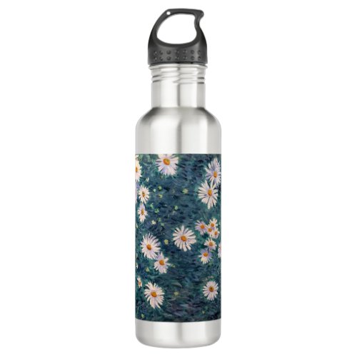 Gustave Caillebotte _ Bed of Daisies Detail Stainless Steel Water Bottle
