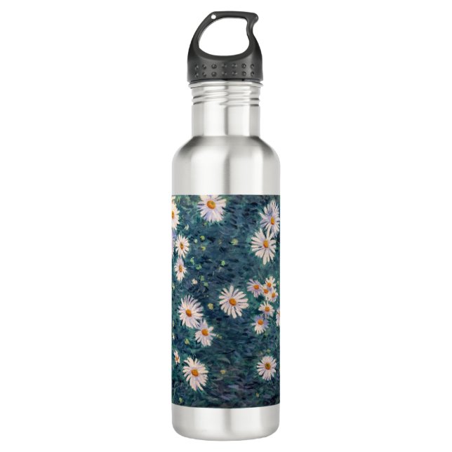 Gustave Caillebotte - Bed of Daisies, Detail Stainless Steel Water Bottle (Front)