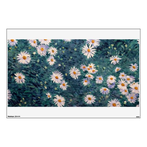Gustave Caillebotte _ Bed of Daisies Detail Wall Decal